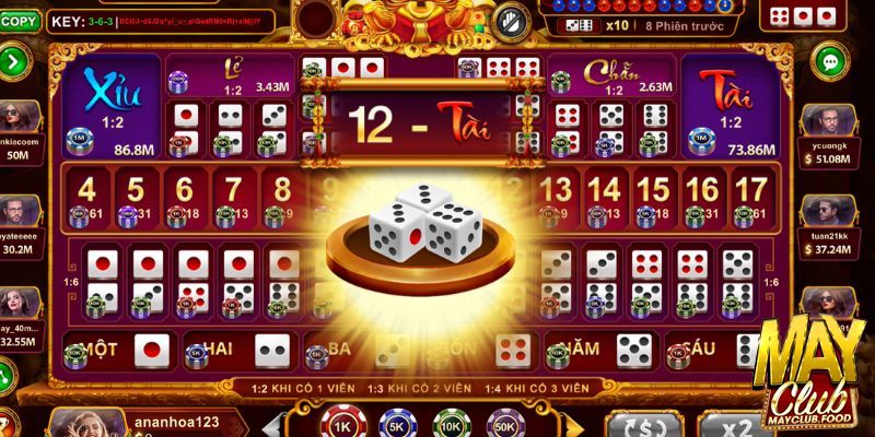 Chờ kết quả Tài-Xỉu từ Mayclub
