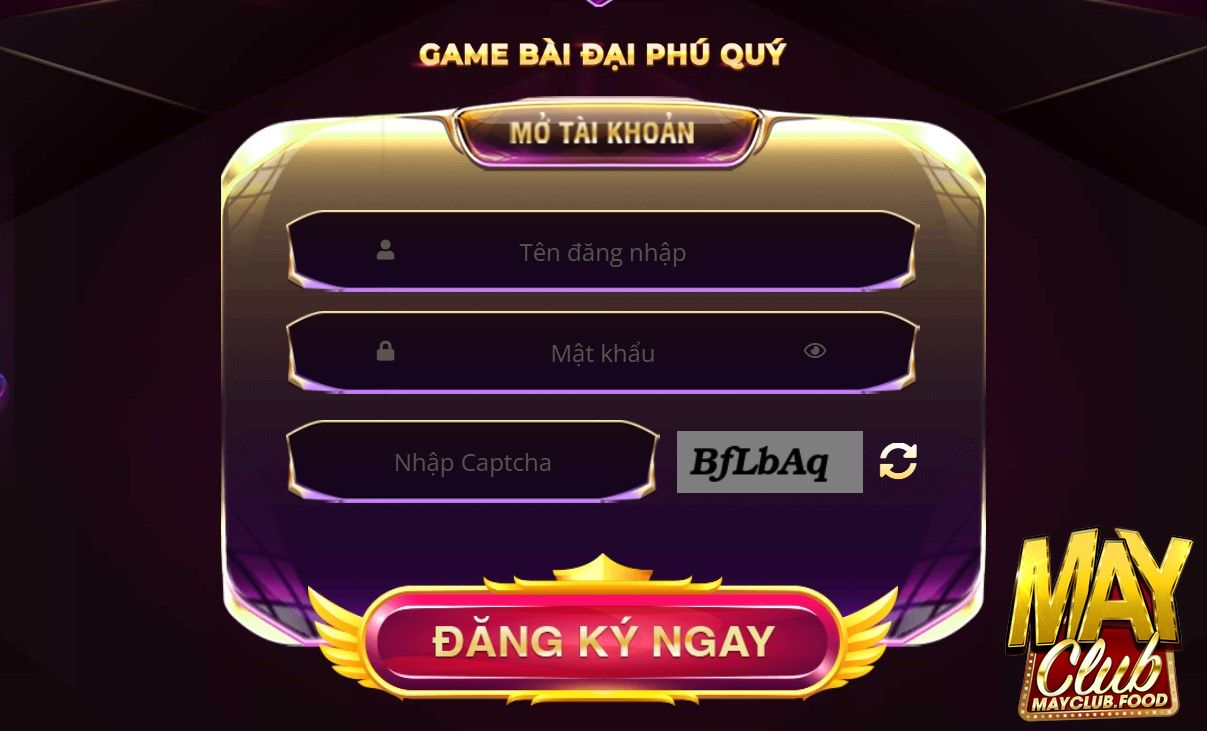 Đăng ký Mayclub