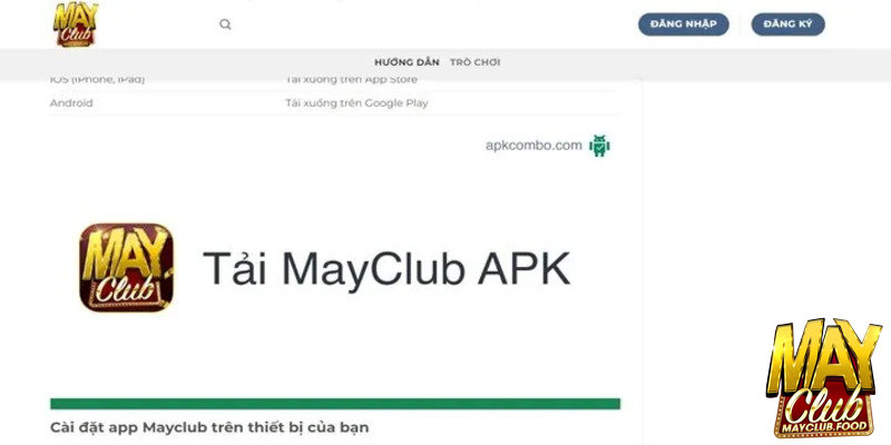 Trải nghiệm game mượt mà khi tải app Mayclub